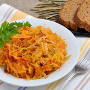 Капуста тушкована 200г