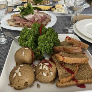 Печінковий паштет з фруктовим соусом 200г